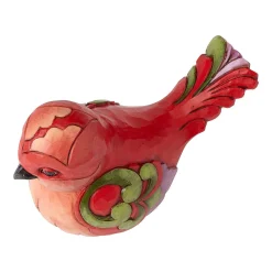 Red Floral Bird