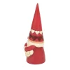Red Gnome Holding Heart