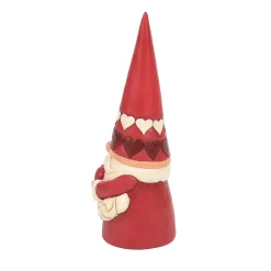 Red Gnome Holding Heart