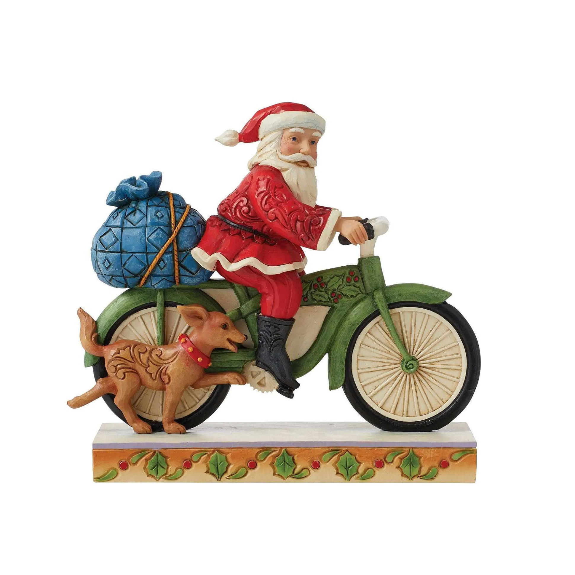 Santa Riding Bicycle