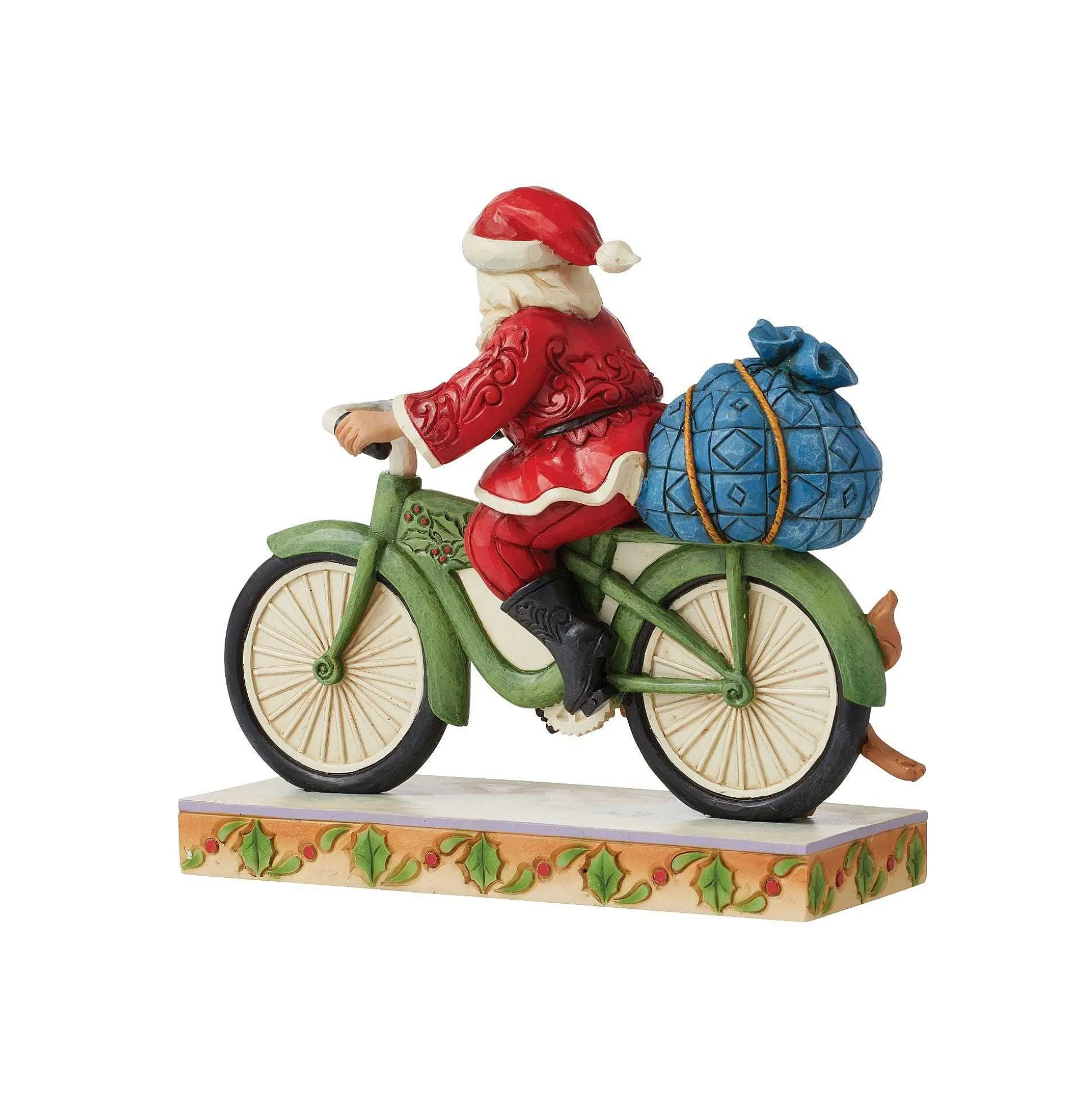 Santa Riding Bicycle