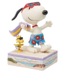 Snoopy & Woodstock At Beach