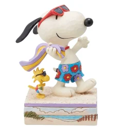 Snoopy & Woodstock At Beach