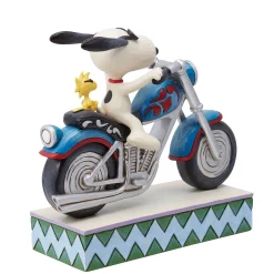 Snoopy & Woodstock Riding Moto