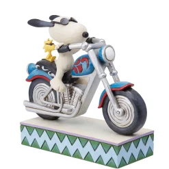 Snoopy & Woodstock Riding Moto