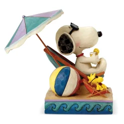 Snoopy And Woodstock At Beach