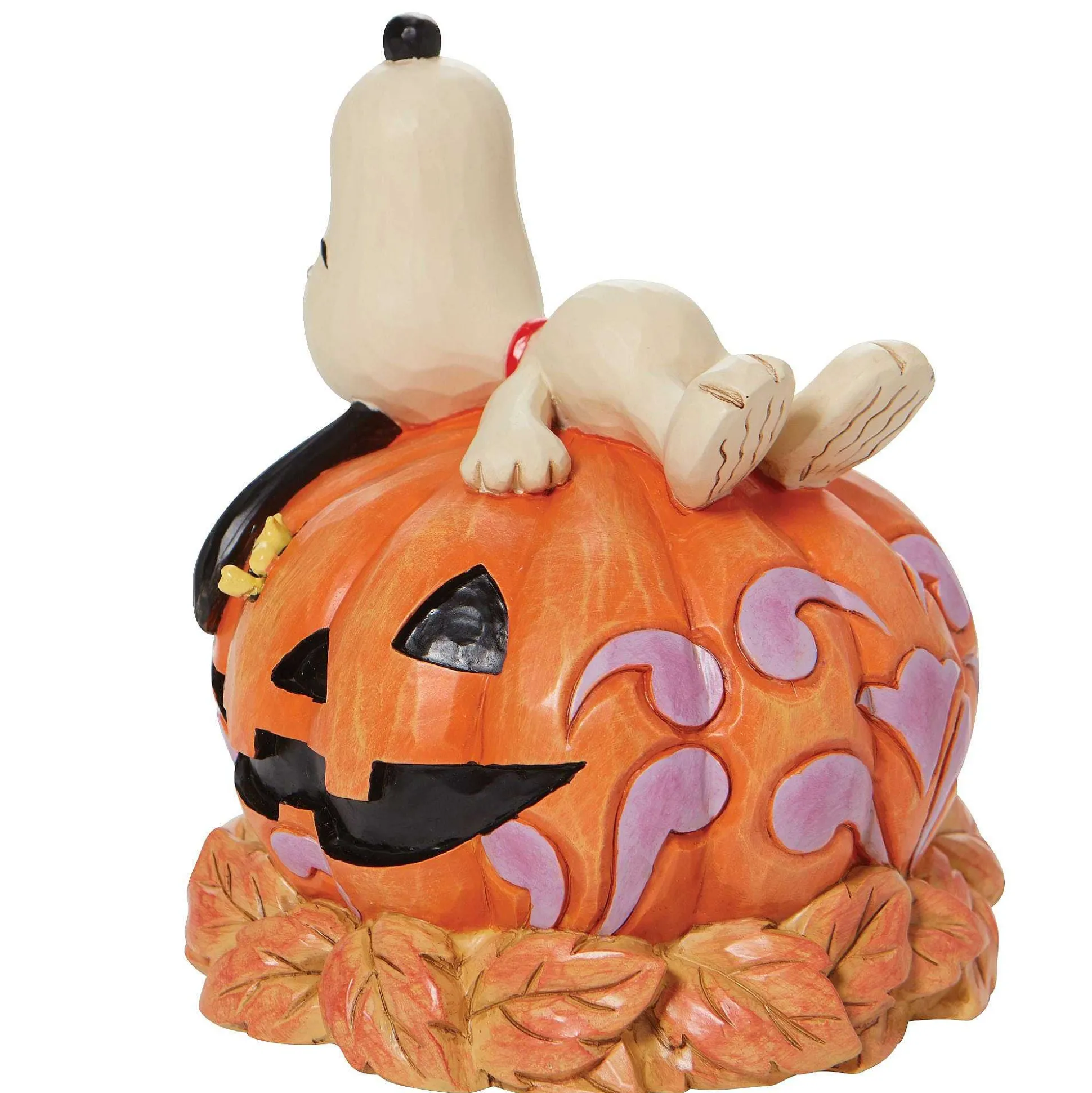 Snoopy Laying Ontop Of Carved