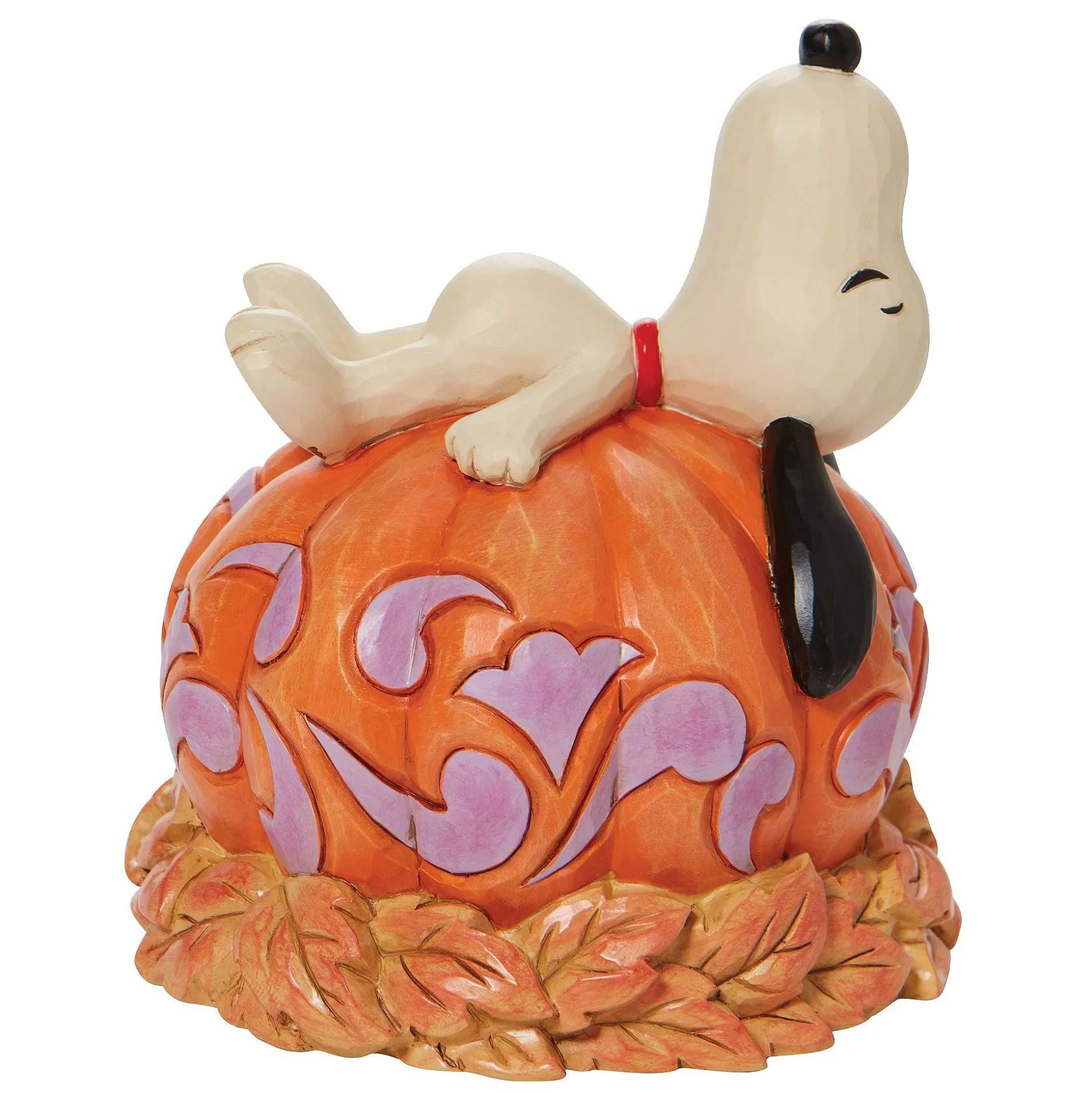 Snoopy Laying Ontop Of Carved