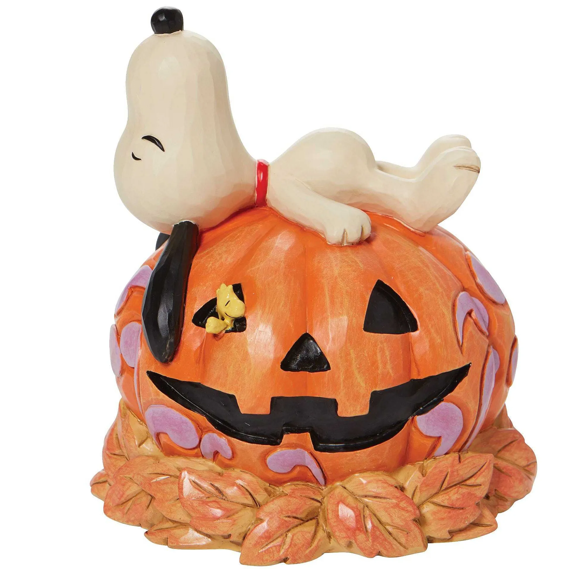 Snoopy Laying Ontop Of Carved