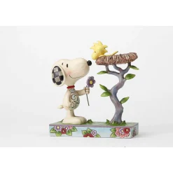 Snoopy With Woodstock In Nest