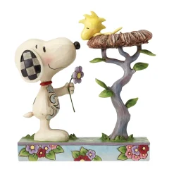 Snoopy With Woodstock In Nest