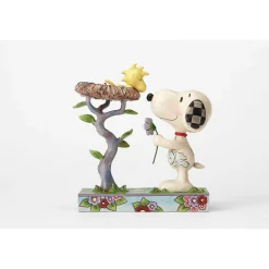 Snoopy With Woodstock In Nest