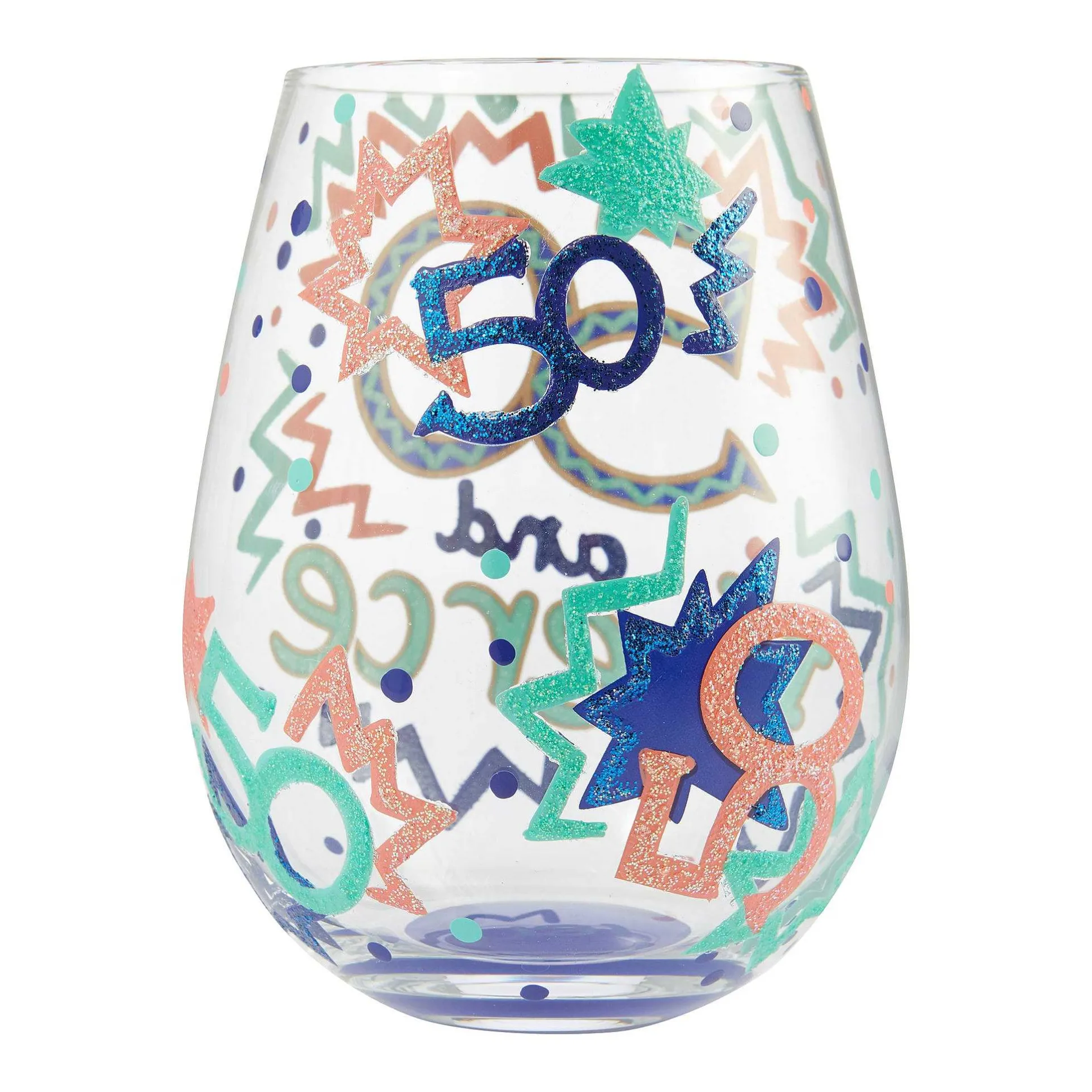 Stemless 50 And Fierce