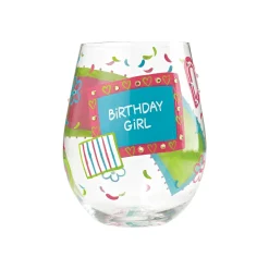 Stemless Glass Birthday Girl