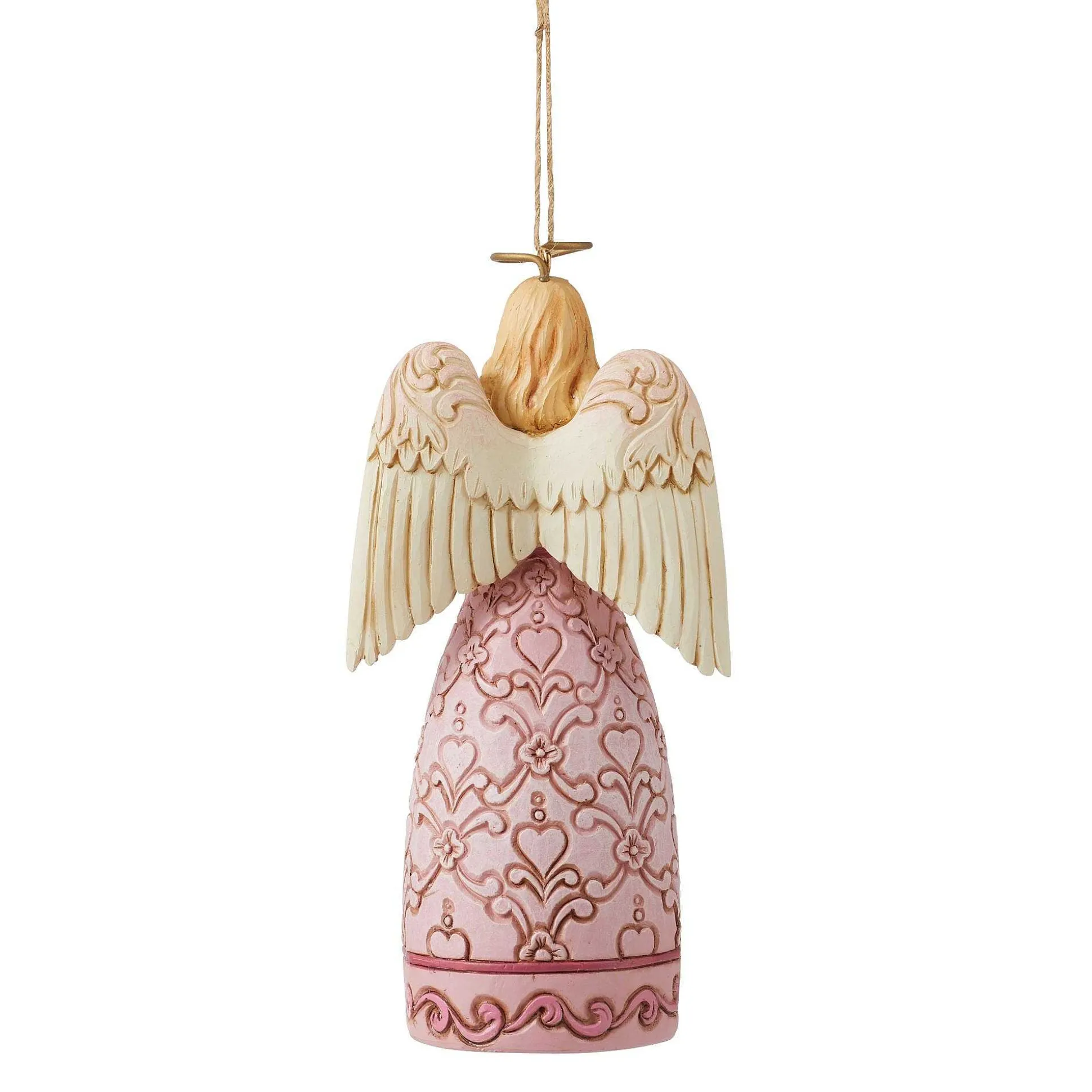 The Rose Pink Angel Ornament