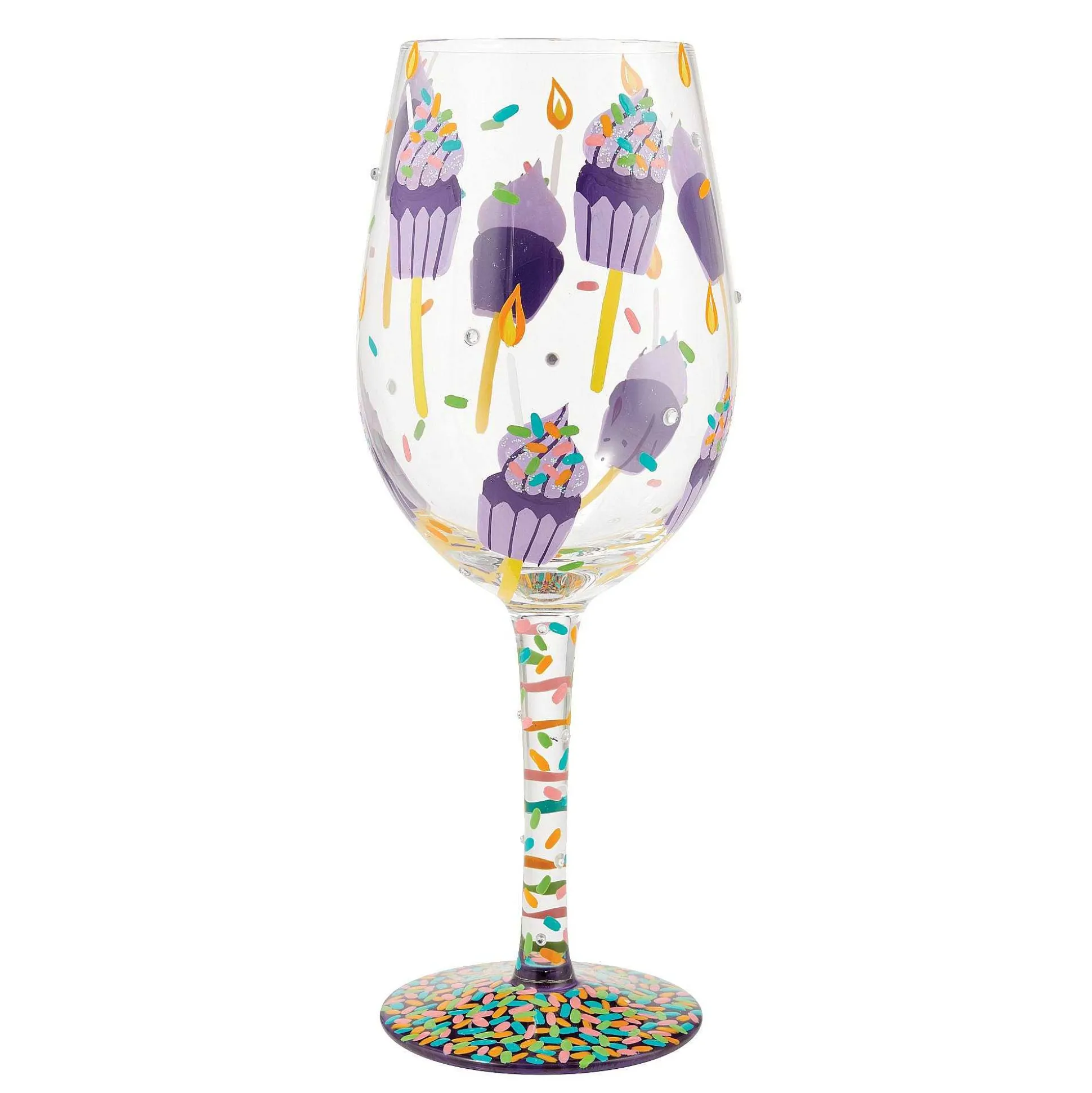 Tiny Birthday Bites Wine Glass