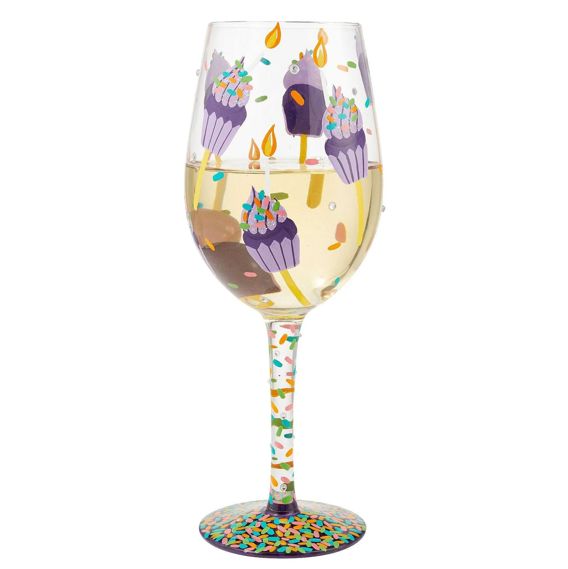 Tiny Birthday Bites Wine Glass