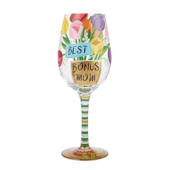 Wine Glass Best Bonus Mom