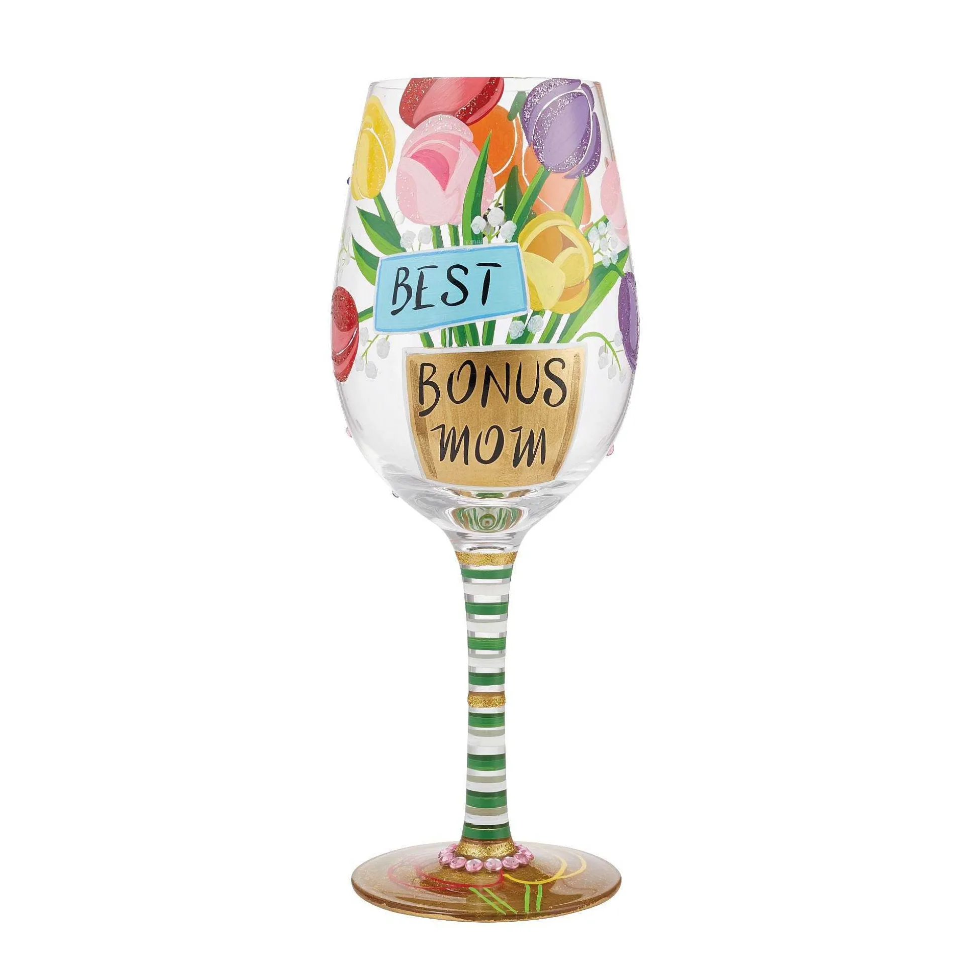 Wine Glass Best Bonus Mom