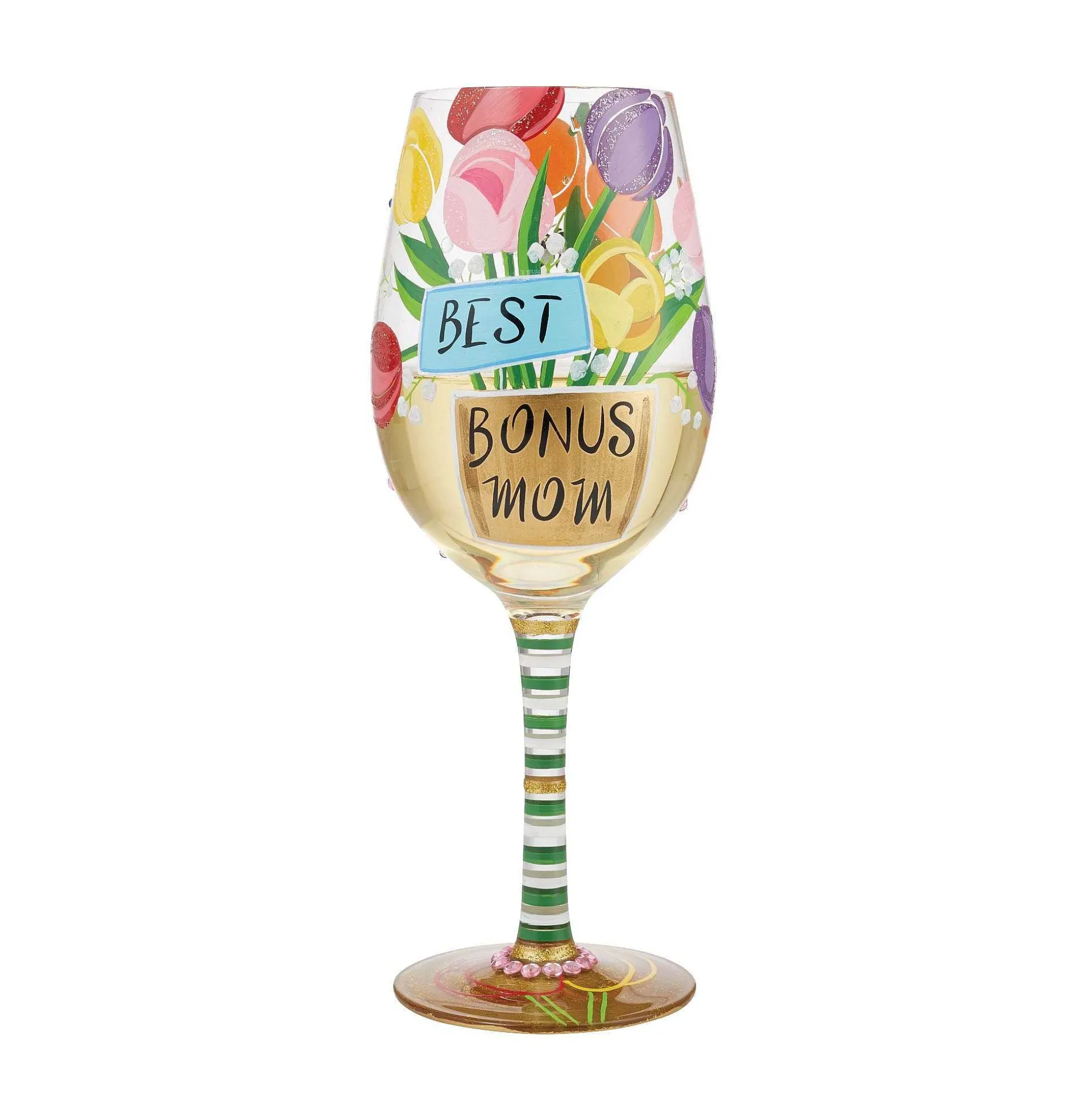 Wine Glass Best Bonus Mom