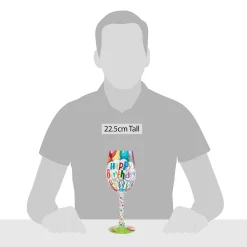 Wine Glass Birthday Streamers