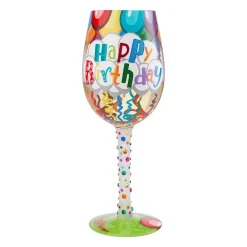 Wine Glass Birthday Streamers