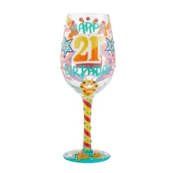 Wine Glass Happy 21St Birthday