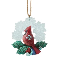 Wonderlnd Cardinal Snowflakeor