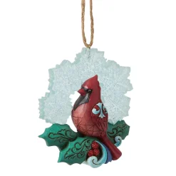 Wonderlnd Cardinal Snowflakeor